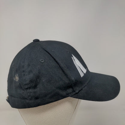 Kirkwood Slideback Hat Black One Size Adjustable Embroidered 6 Panel Vail Resort