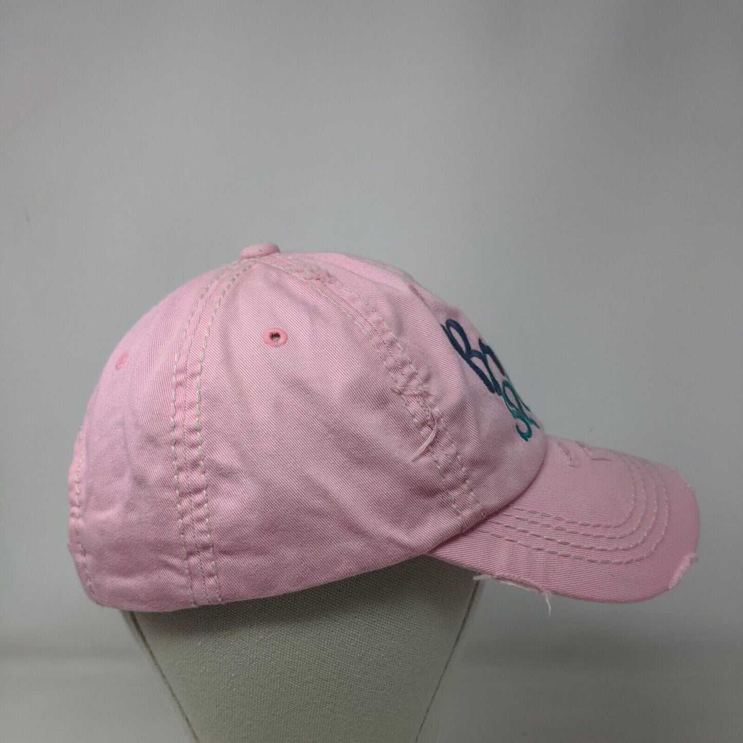 Bride Squad Strapback Hat Pink One Size Embroidered KB ETHOS Vintage