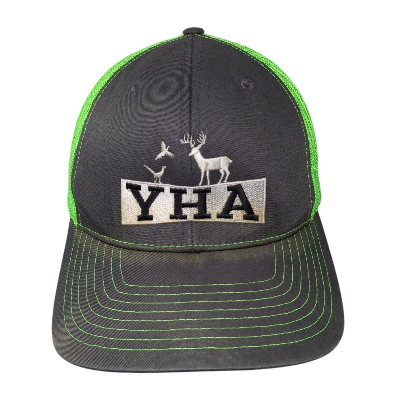 YHA Snapback Mesh Back Trucker Hat Multicolor One Size Richardson