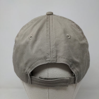 Port & Company Men's Strapback Hat Tan The Huff 50k Trail Run 100% Cotton