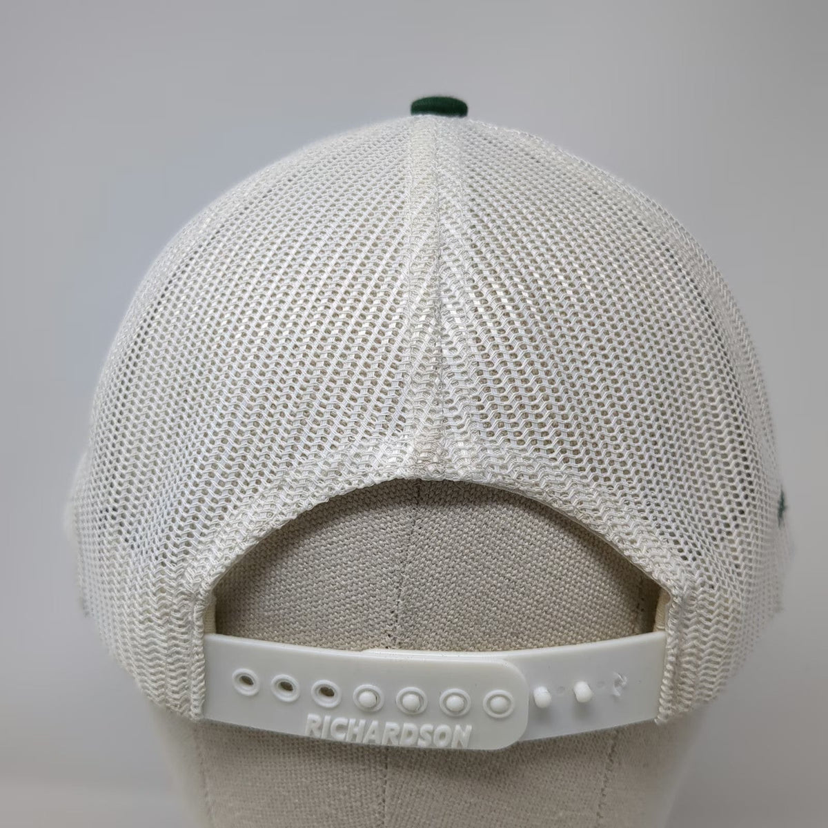 Richardson Trucker Hat Green One Size Snapback Spur X Ranch Improvements Mesh