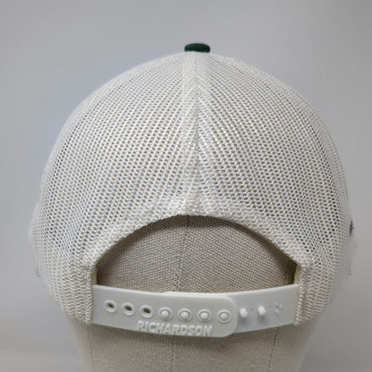 Richardson Trucker Hat Green One Size Snapback Spur X Ranch Improvements Mesh