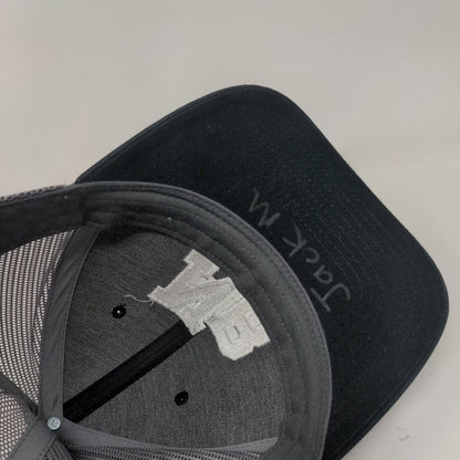 NB Snapback Mesh Back Trucker Hat Black Small Colorblock Richardson