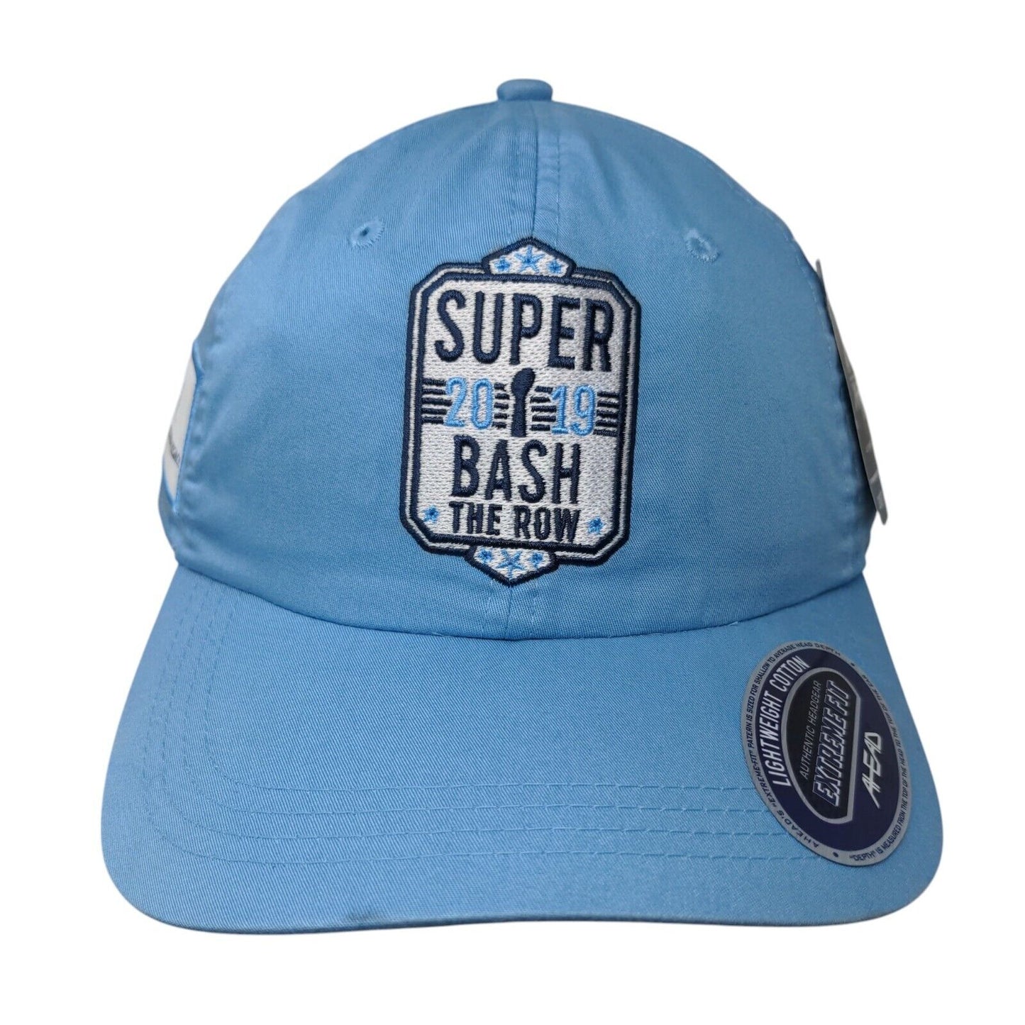 Super Bash The Row 2019 Strapback Hat Blue OSFA Extreme Fit Ahead