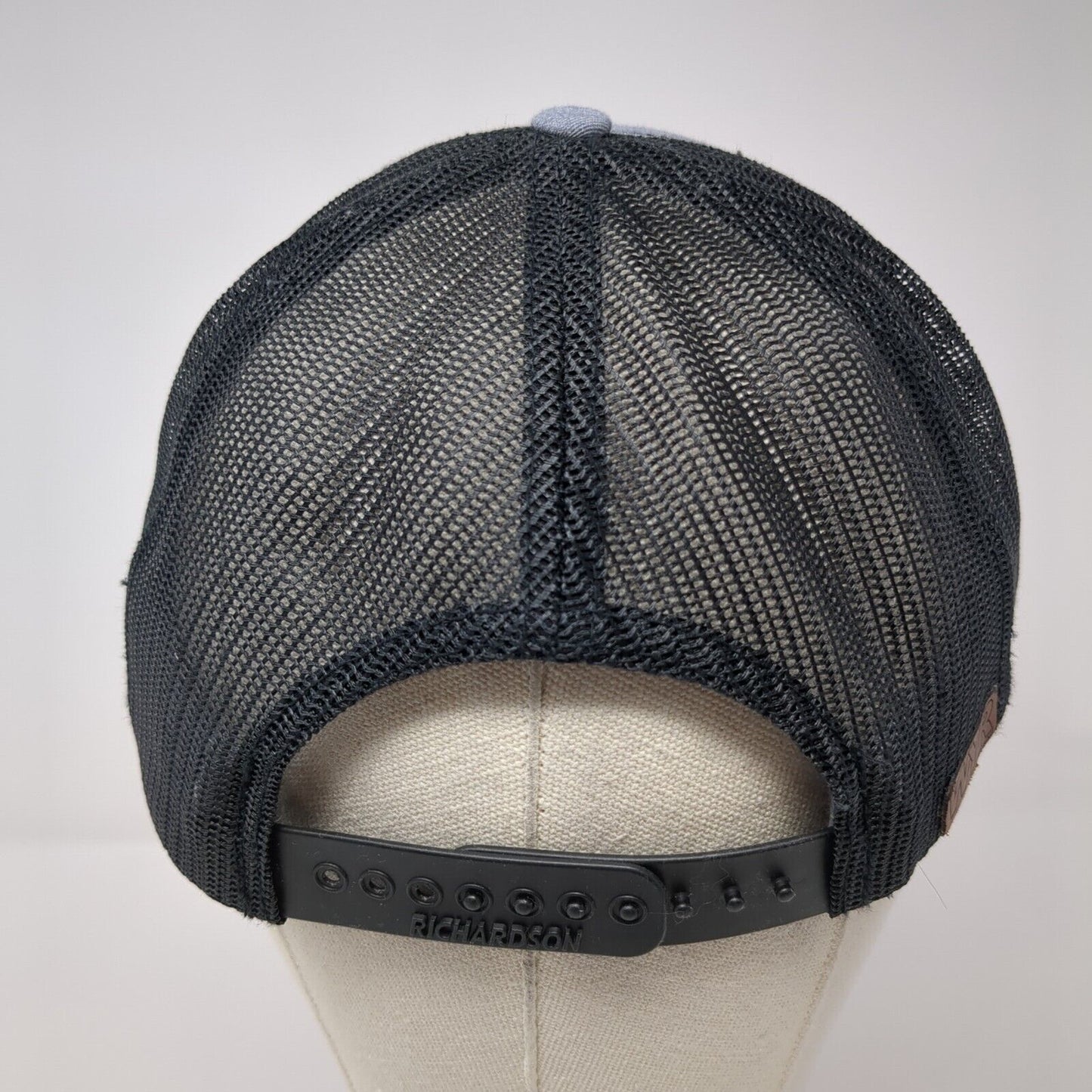 Idaho Snapback Mesh Back Trucker Hat Gray One Size WYR Patch