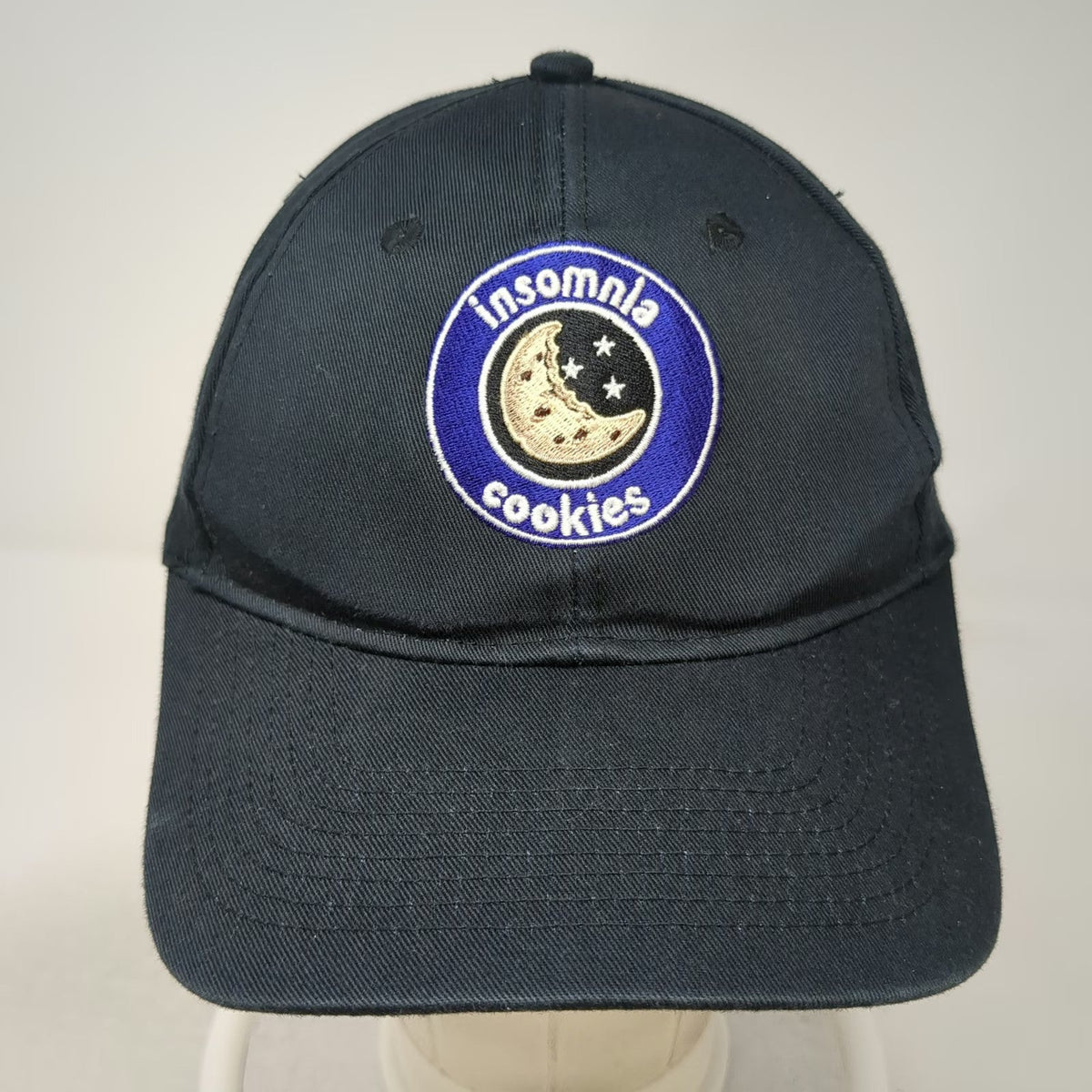 Port & Company Baseball Cap Black One Size Adjustable Insomnia Cookies Patch Hat
