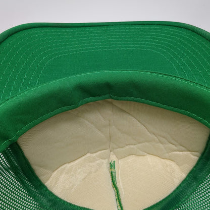 That Hat Trucker Hat Green One Size I Soloed At Evergreen Airplane Mesh Back