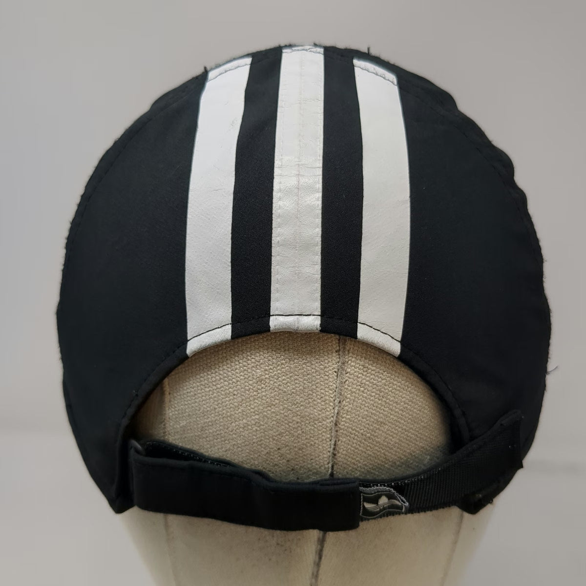 Adidas Baseball Cap Black White One Size Trefoil Logo Three Stripes Sport Hat