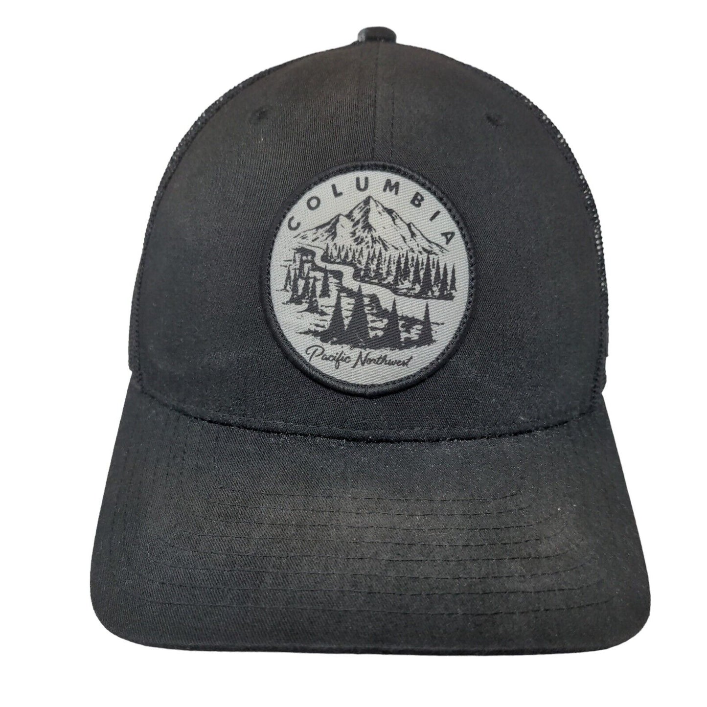 Columbia Pacific Northwest Snapback Mesh Back Trucker Hat Black One Size