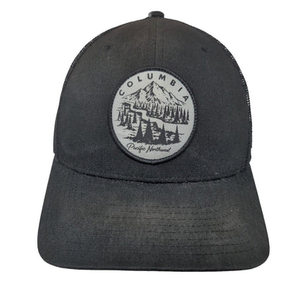 Columbia Pacific Northwest Snapback Mesh Back Trucker Hat Black One Size