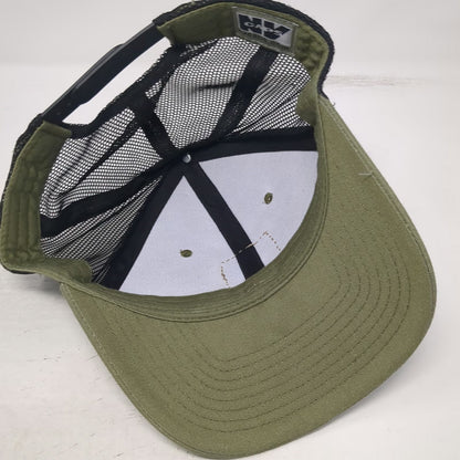 NV Caps Trucker Hat Green One Size 101st Airborne Screaming Eagle Mesh Snapback