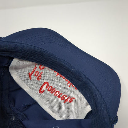 Top Concrete Construction Slideback Rope Hat Blue OSFA Embroidered