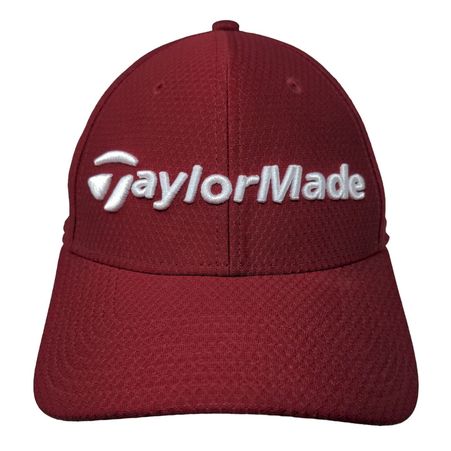 Taylor Made Fitted Hat Red S/M Lightweight 6 Panel Tour Authentic New Era
