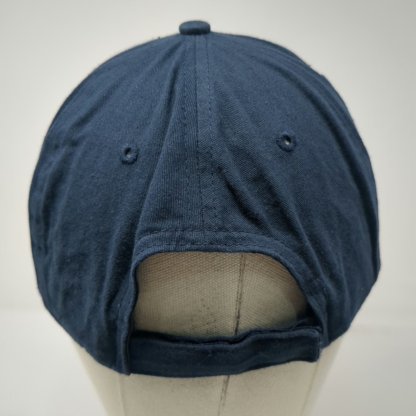 Hit 5 Panel Blue Hat One Size CXO Logo Embroidered Cotton Strapback Adjustable