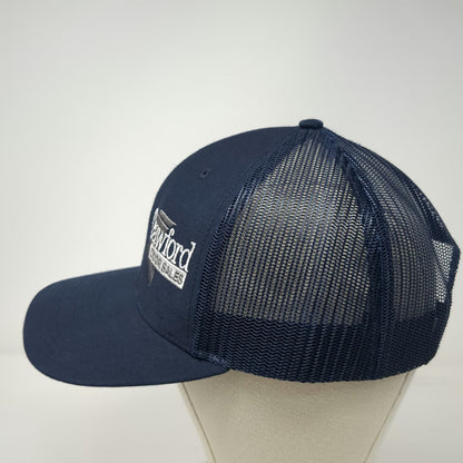 Richardson Trucker Hat Blue One Size Crawford Door Sales Mesh Back Snapback