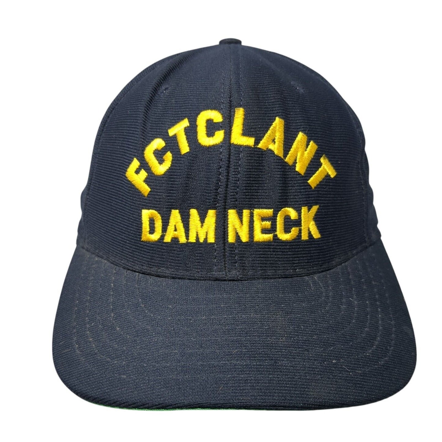 FCTCLANT Dam Neck Snapback Hat Blue One Size Adjustable Embroidered