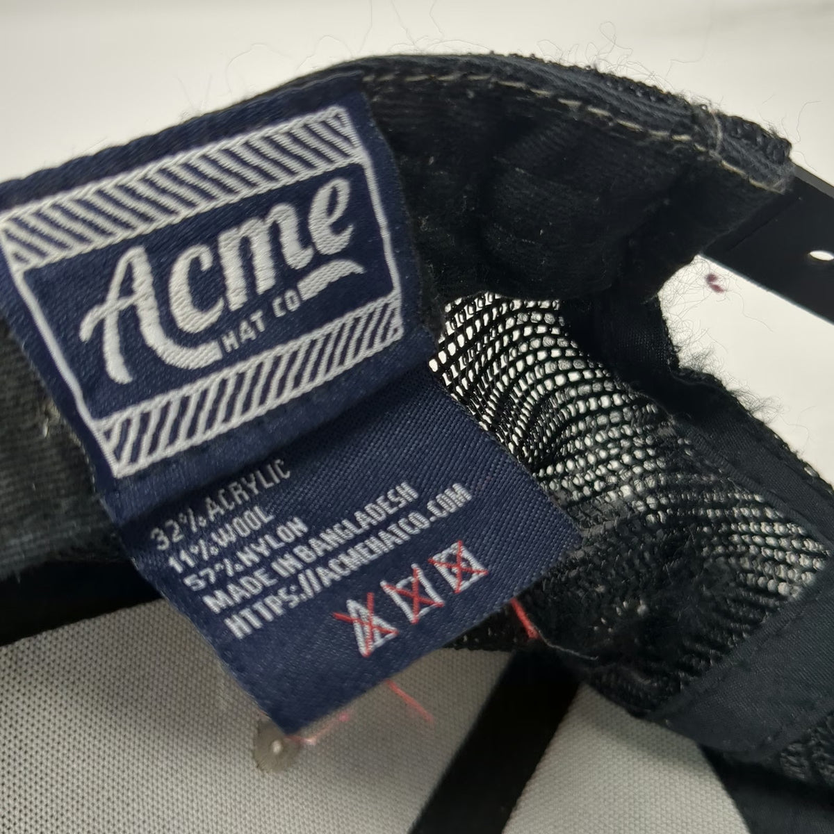 Pendleton Whisky Trucker Hat Gray One Size Let'er Buck Mesh Snapback Acme Logo