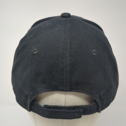 Marines Strapback Hat Black One Size Adjustable Embroidered Rothco