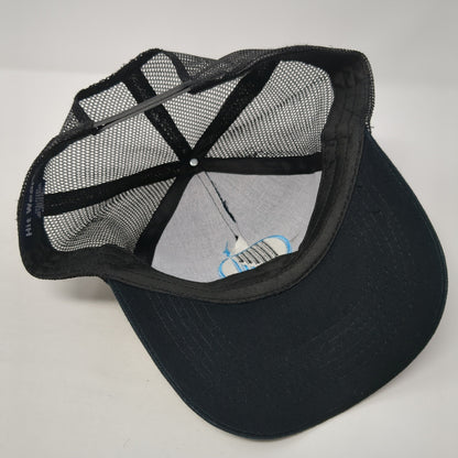 Life Surf Snapback Mesh Back Hat Black Embroidered Logo Christian Religious