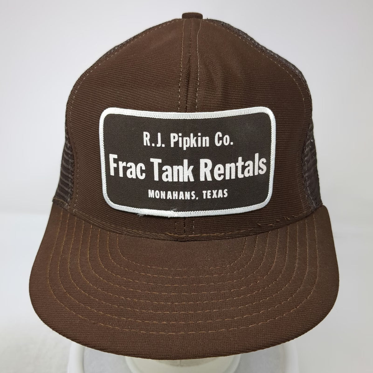 Reynolds Trucker Hat Brown L Frac Tank Rentals Monahans Texas Made in USA