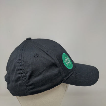 Whole Foods Market Patch Strapback Hat Black OSFM Adjustable 6 Panel
