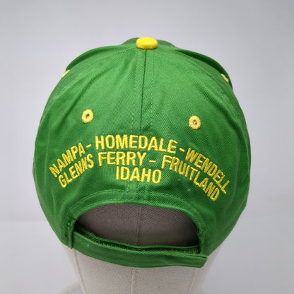 Campbell Tractor Co Strapback Hat Green One Size John Deere 6 Panel