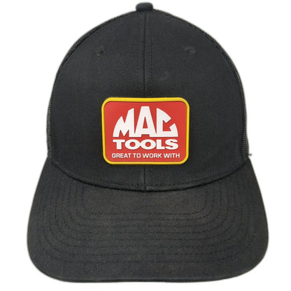 Richardson Trucker Hat Black One Size Mac Tools Great To Work With Logo Patch