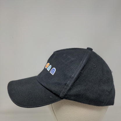 Pac-Man Strapback Hat Black 58cm Adjustable Solid Vent Holes