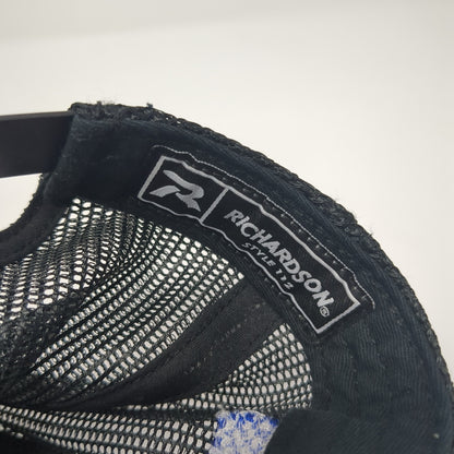 Prefab Logic Snapback Trucker Hat Gray One Size Adjustable Mesh Back Richardson