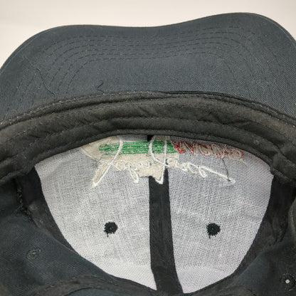 Black Baseball Cap OSFM John Force Racing Castrol Strapback Hat NHRA Dragster