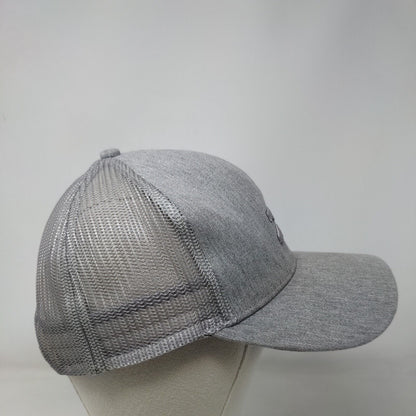 Billabong Snapback Trucker Hat Gray One Size Adjustable Mesh Back Embroidered