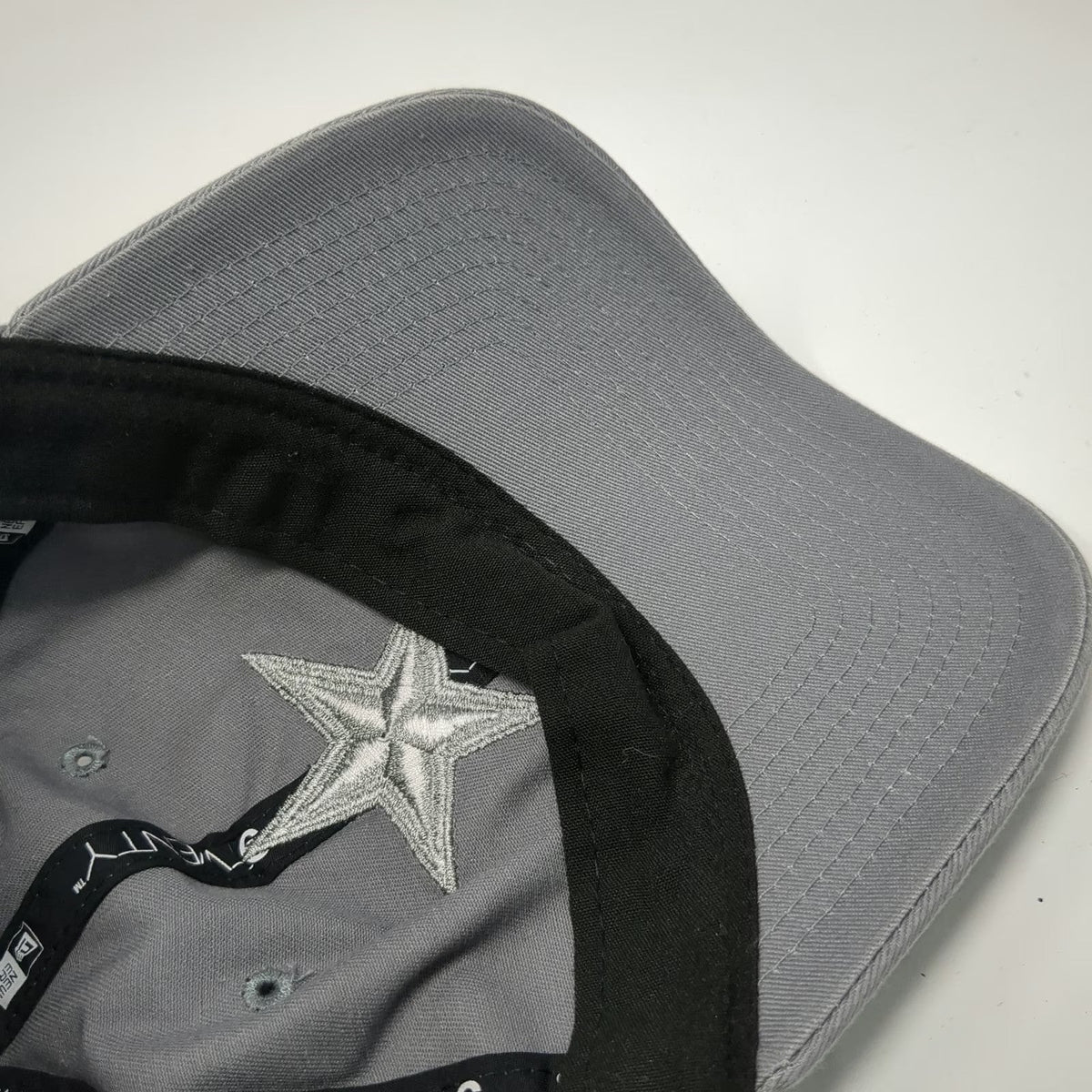 New Era Baseball Cap Gray One Size Star Logo 9TWENTY NFL Cowboys Slideback Hat