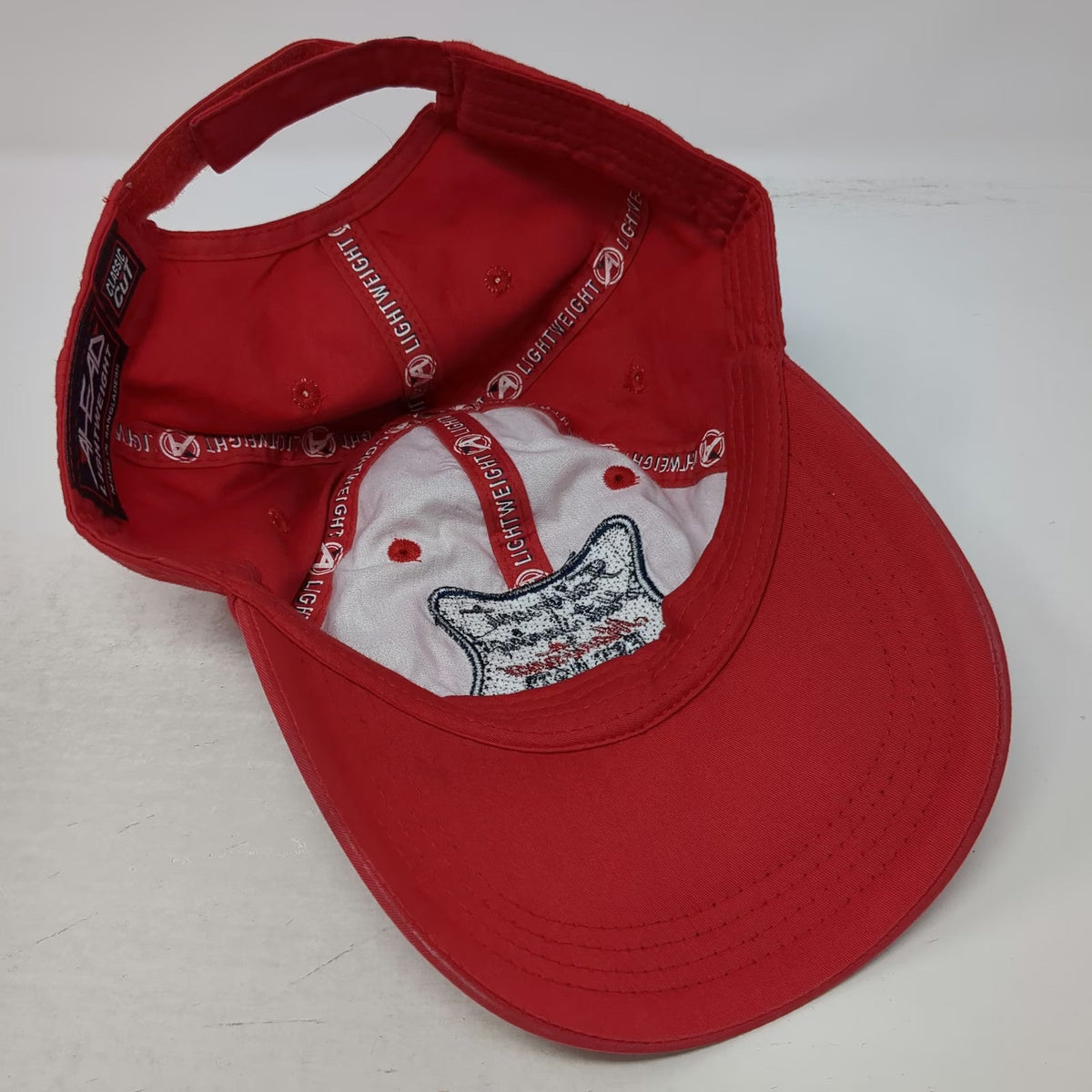 Ahead Baseball Cap Red One Size Fairmont Hot Springs Montana EST 1972 Patch Hat