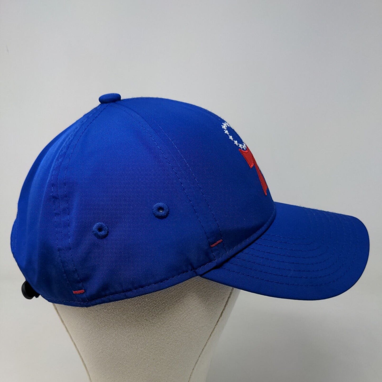 New Era Men's Strapback Hat Blue Size OSFM Embroidered Philadelphia 76ers Logo