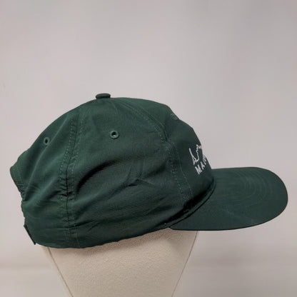 Major Traveler Strapback Hat Green One Size Embroidered Richardson