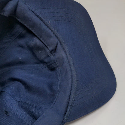 Johns Manville Lowes Strapback Hat Blue One Size Adjustable Embroidered 6 Panel