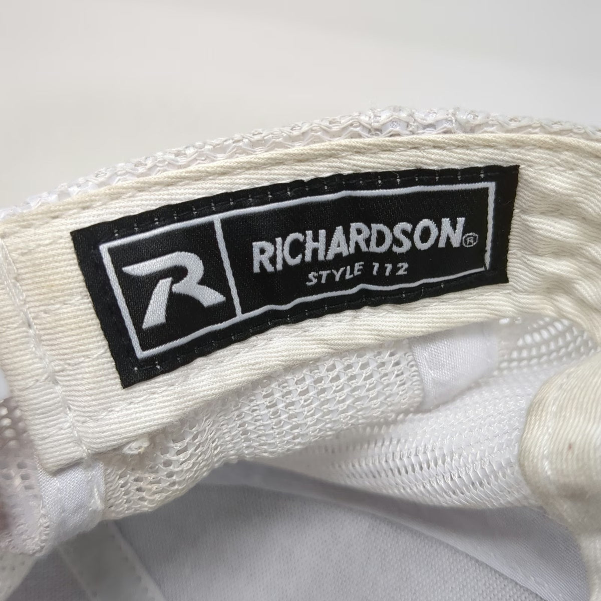 Richardson Trucker Hat Black One Size Toyo Tires White Mesh Snapback Graphic