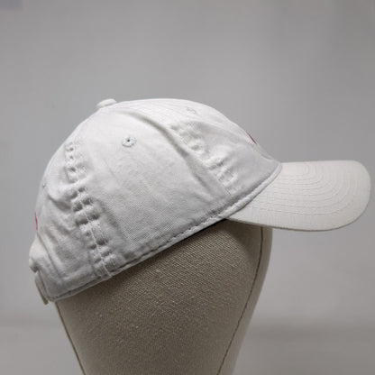 Ducks Unlimited Strapback Hat White One Size Embroidered Outdoor Cap