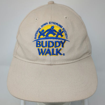BIG Baseball Cap Beige One Size Buddy Walk National Down Syndrome Society Hat