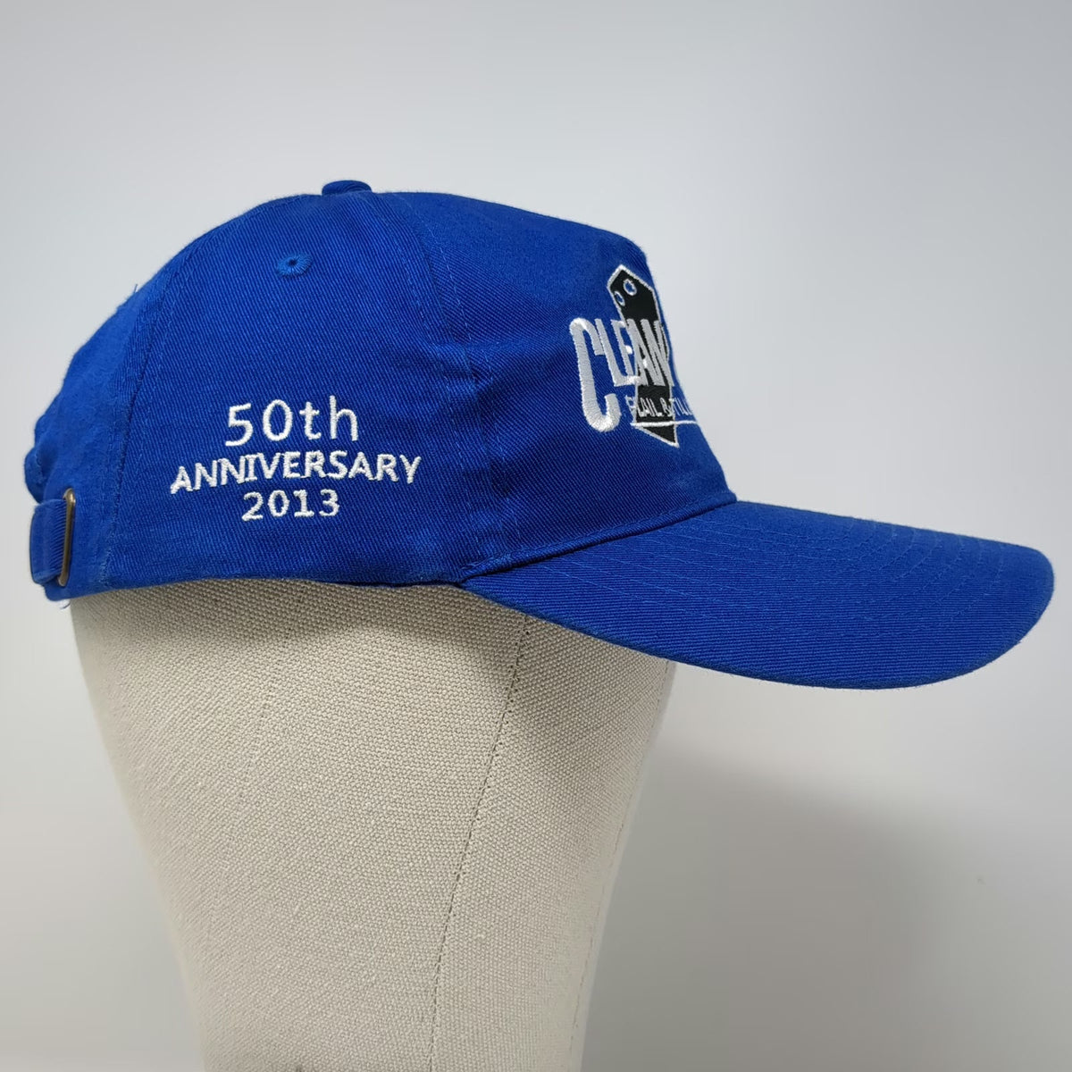 Blue 5 Panel One Size Clean Cutter Flail Tiller Blades 50th Anniversary Hat