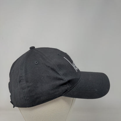 Keke's Strapback Hat Black One Size Embroidered 6 Panel Cap America