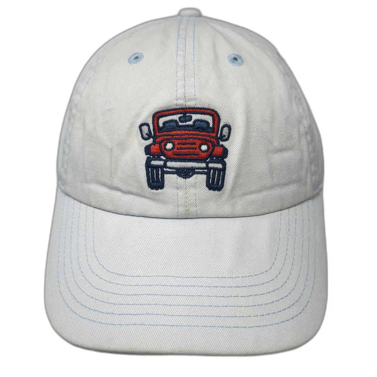 Life is Good Baseball Cap Blue One Size Off-Road Vehicle Hat Slideback Cotton