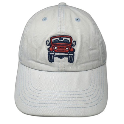 Life is Good Baseball Cap Blue One Size Off-Road Vehicle Hat Slideback Cotton