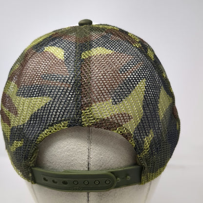Otto Trucker Hat One Size Green Camo Snapback Mesh You Shoulda Been There hat