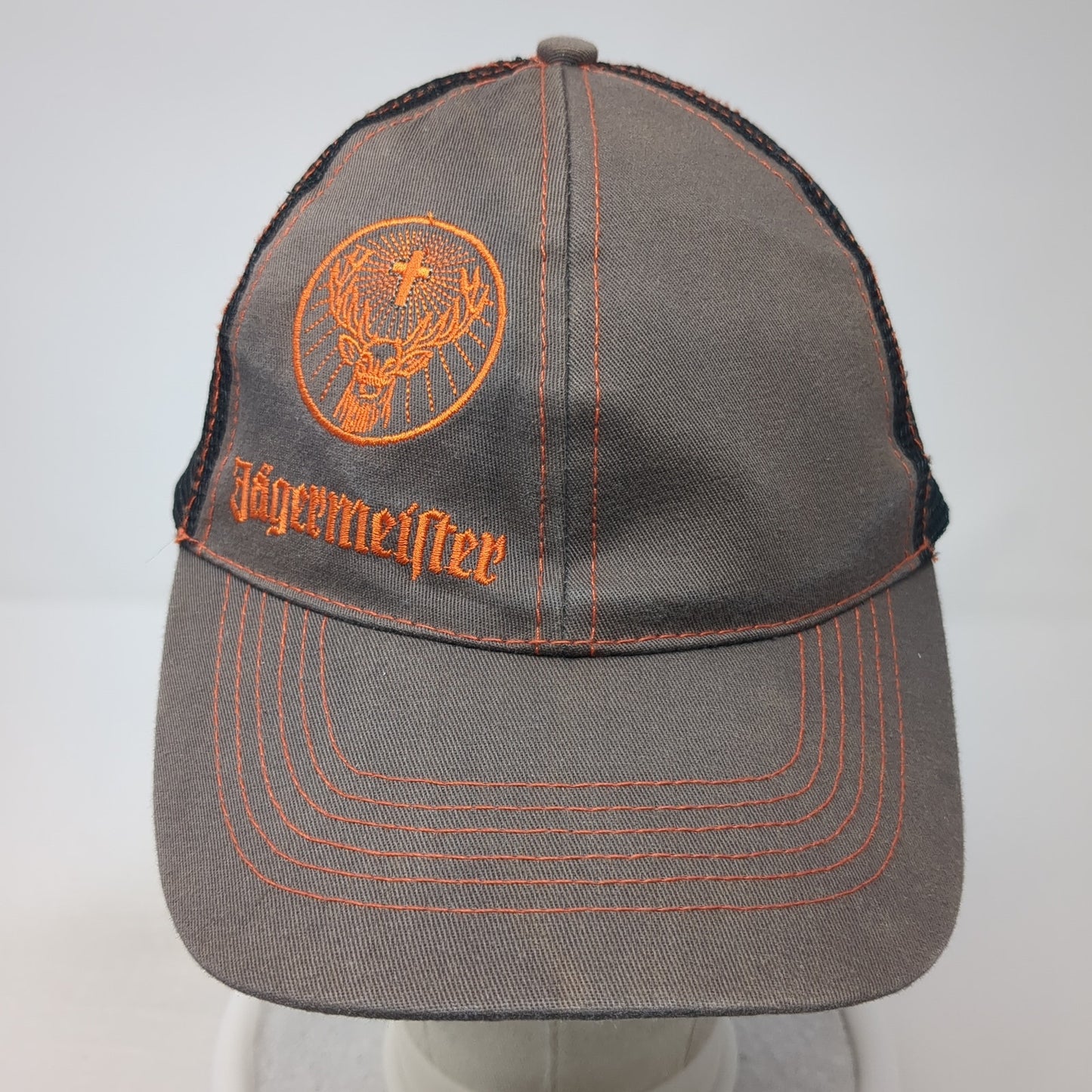 Jagermeister Trucker Hat Multicolor One Size Adjustable Embroidered Mesh Back