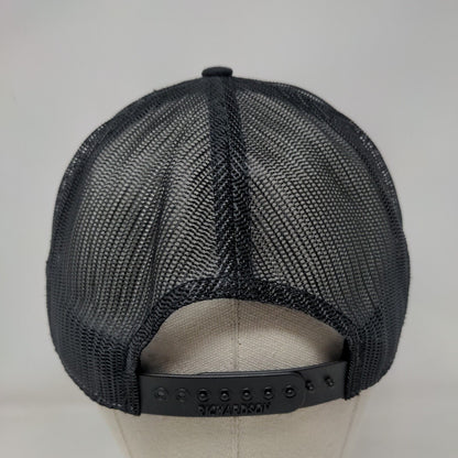 Aire Patch Snapback Mesh Back Trucker Hat Black One Size Richardson