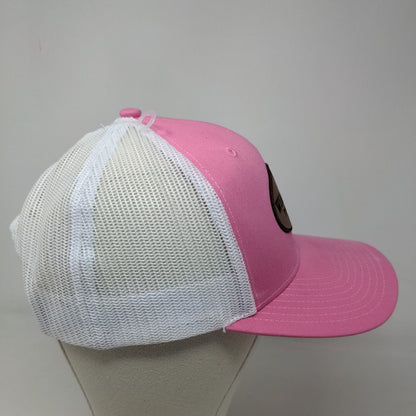 Richardson Women's Mesh Back Snapback Hat Pink White Wiley Sanders Truck Lines