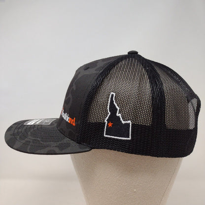 Southland Idaho Snapback Trucker Hat Multicolor OSFA Camo Mesh Back