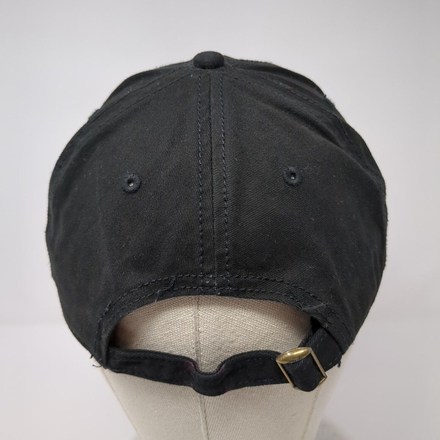 Unbranded Slideback Hat Black One Size Adjustable Blank Vent Holes