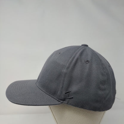 Zephyr Snapback Hat Gray One Size Adjustable Embroidered 6 Panel Blank Polyester